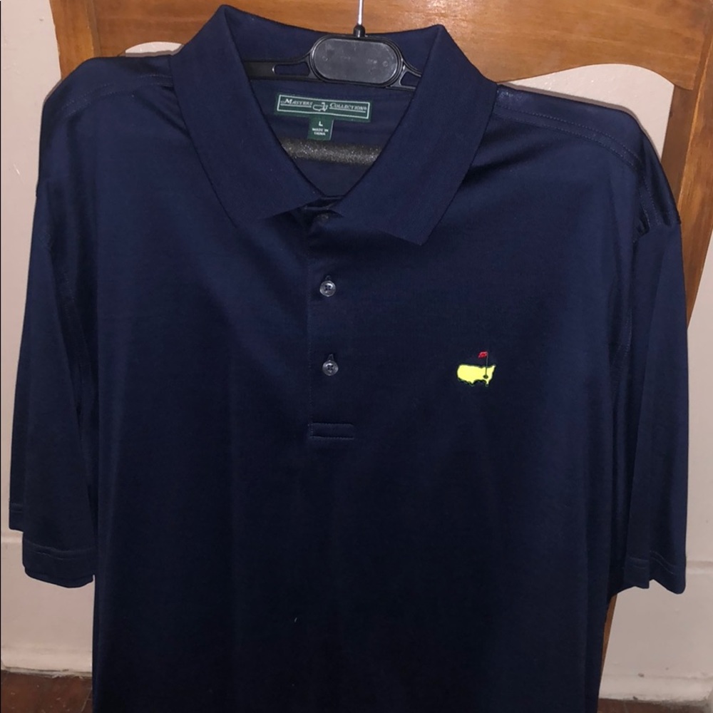Masters Collection polo (Large) - Navy blue